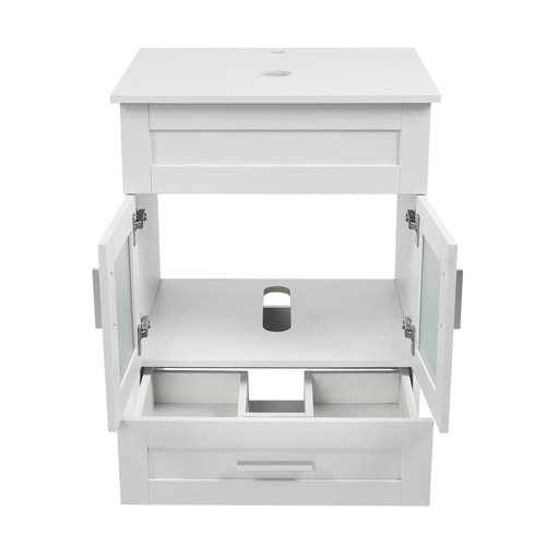 Wayfair | 24 Inch White Bathroom Vanities You'll Love in 2023